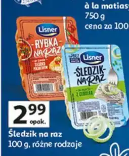 Auchan Słodko - pikantna Lisner Rybka Na Raz oferta