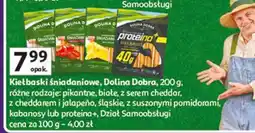 Auchan Kiełbaski proteina+ Dolina Dobra oferta