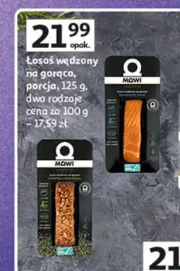 Auchan Łosoś wędzony na gorąco z pieprzem Mowi oferta