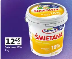 Auchan Śmietana 18% Piątnica oferta