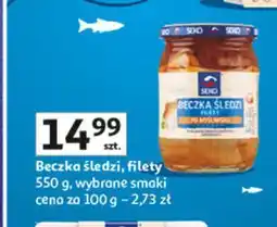 Auchan Beczka śledzi filety po myśliwsku Seko oferta
