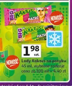 Auchan Lód patec sensei Nestle Kaktus oferta