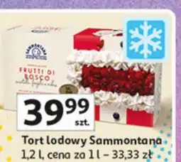Auchan Tort lodowy frutti di bosco Sammontana oferta