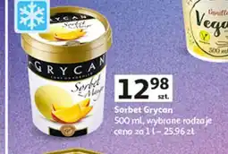 Auchan Sorbet z mango Grycan oferta