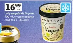 Auchan Lody waniliowe Grycan Vegan oferta