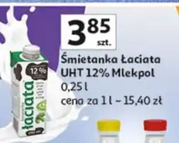 Auchan Śmietanka 12 % Łaciata oferta