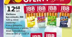Auchan Kiełbasa bez osłonki 4 sery Jbb Bałdyga oferta