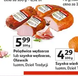 Auchan Szynka wędzarza Olewnik oferta