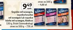 Auchan Szynka biała od szwagra Krakus Animex oferta