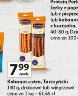 Auchan Kabanosy wieprzowe Tarczyński Kabanos Extra oferta