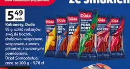 Auchan Kabanosy suszone pomidory w ziołach Silesia Duda oferta