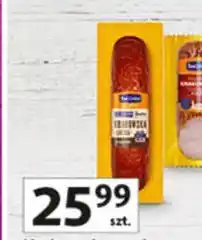 Auchan Kiełbasa krakowska sucha z szynki Tarczyński oferta
