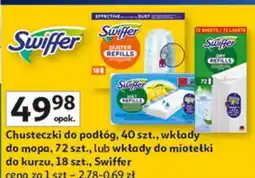 Auchan Ściereczki dry do kurzu Swiffer oferta