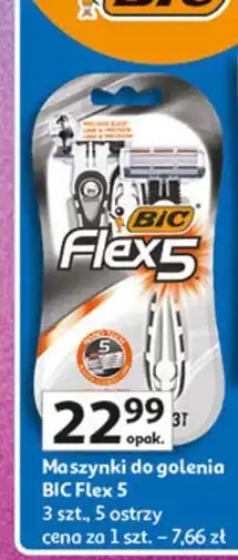 Auchan Maszynka do golenia Bic Flex 5 oferta