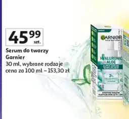 Auchan Serum nawilżające Garnier Hyaluronic Aloe oferta