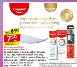Auchan Szczoteczka do zębów miękka charcoal Colgate Slim Soft oferta
