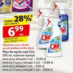 Auchan Płyn do mycia szyb crystal Clin Windows & Glass oferta