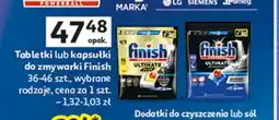 Auchan Tabletki do zmywarek regular Finish Quantum oferta