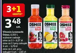 Auchan Napój malina i grejpfrut Oshee Vitamin Lemonade oferta