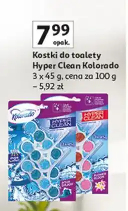 Auchan Kostka do wc flower bloom Kolorado Hyper Clean oferta