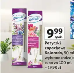 Auchan Patyczki zapachowe wild fruits & vanilla Kolorado oferta