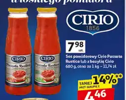Auchan Passata pomidorowa z bazylią Cirio oferta