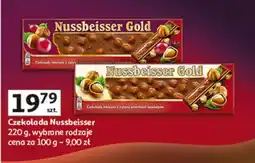 Auchan Czekolada mleczna z całymi orzechami laskowymi Alpen Gold Nussbeisser oferta
