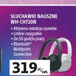 Auchan Słuchawki wh-ch720 białe Sony oferta