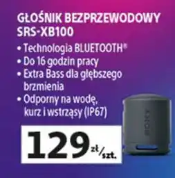 Auchan Głośnik srs-xb100 Sony oferta