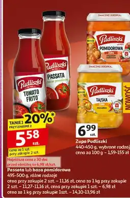 Auchan Baza pomidorowa tomato frito Pudliszki oferta