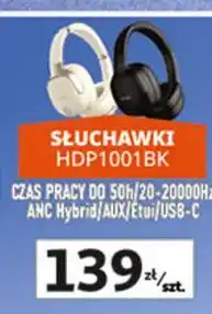 Auchan Słuchawki hdp1001 rythmo kremowe Manta oferta