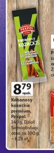 Auchan Kabanosy kozackie Pekpol oferta
