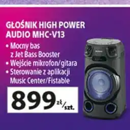 Auchan Głośniik high power audio mhc-v13 Sony oferta