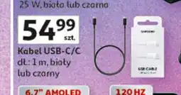 Auchan Kabel usb-c/c biały Samsung oferta