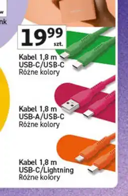 Auchan Kabel usb-c/lightning 1.8 m Colorum oferta
