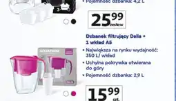 Auchan Dzbanek filtrujący dalia 2.5 l + wkład b100-5 fuksja Aquaphor oferta