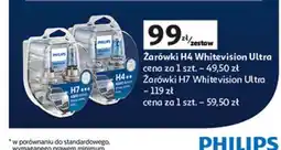 Auchan Żarówka whitevision h7 Philips oferta