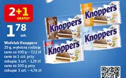 Auchan Wafelek black & white Knoppers oferta