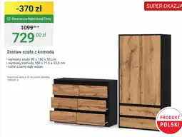 ERLI Zestaw szafa z komodą oferta