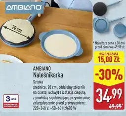 ALDI Naleśnikarka Ambiano oferta