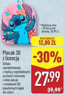 ALDI Plecak Ala oferta