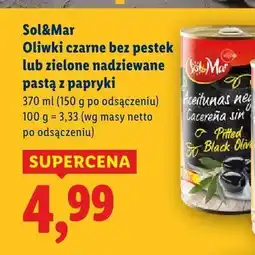 Lidl Oliwki Sol&Mar czarne bez pestek oferta