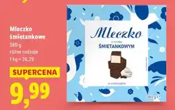 Lidl Mleczko śmietankowe w czekoladzie oferta