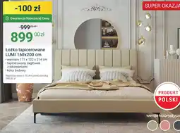 ERLI Lóżko tapicerowane LUMI oferta