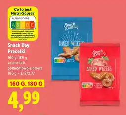 Lidl Precelki Snack Day solone lub pomidorowo-ziołowe oferta