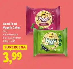 Lidl Ciastka Good Food Veggie Cakes z burakiem lub z fasolą i grochem oferta