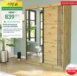ERLI Szafa przesuwna z lustrem RIVANO oferta