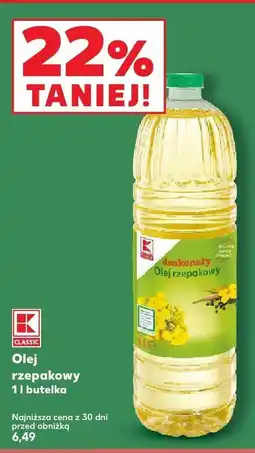 Kaufland Olej rzepakowy K-Classic oferta