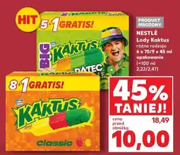 Kaufland Lody Kaktus Nestlé oferta
