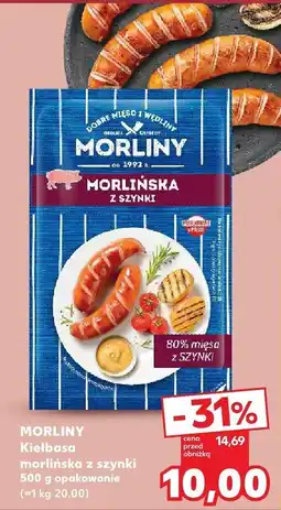 Kaufland Kiełbasa morlińska z szynki Morliny oferta
